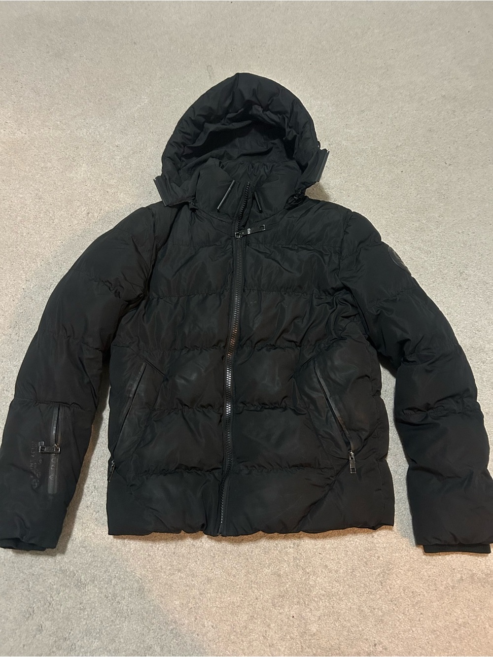 Point zero fur puffer jacket